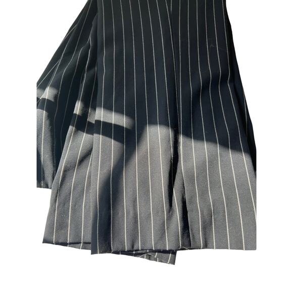 W’s Carlisle navy lined wool pinstriped trousers sz 10‎ chic - Picture 7 of 8
